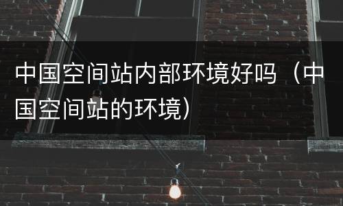 中国空间站内部环境好吗（中国空间站的环境）