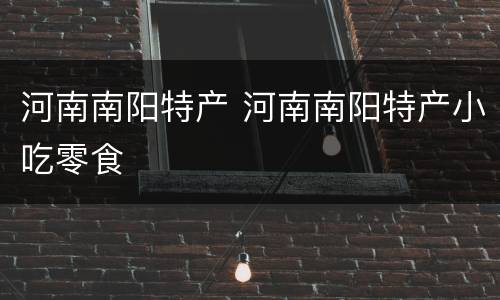 河南南阳特产 河南南阳特产小吃零食
