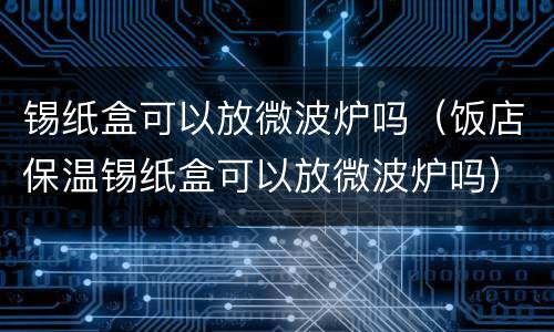 锡纸盒可以放微波炉吗（饭店保温锡纸盒可以放微波炉吗）