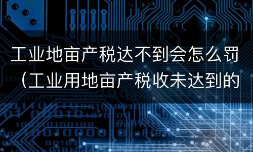 工业地亩产税达不到会怎么罚（工业用地亩产税收未达到的政府有权收回么）