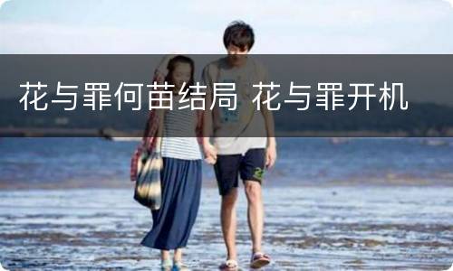 花与罪何苗结局 花与罪开机