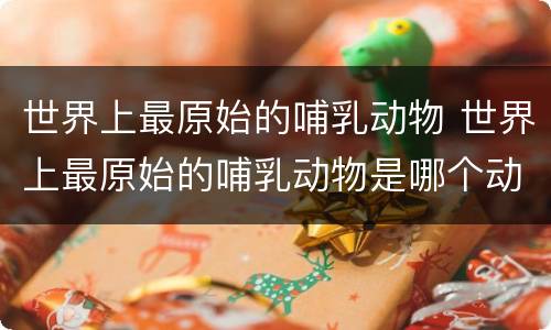 世界上最原始的哺乳动物 世界上最原始的哺乳动物是哪个动物