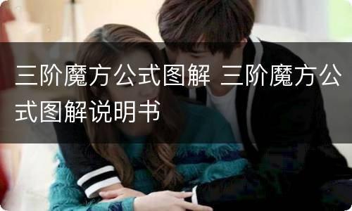 三阶魔方公式图解 三阶魔方公式图解说明书