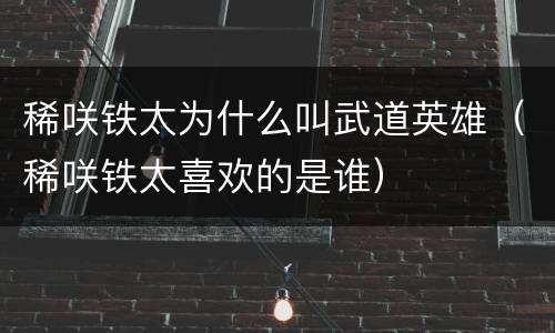 稀咲铁太为什么叫武道英雄（稀咲铁太喜欢的是谁）