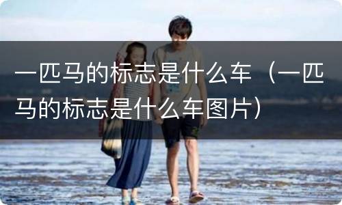 一匹马的标志是什么车（一匹马的标志是什么车图片）