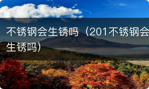 不锈钢会生锈吗（201不锈钢会生锈吗）