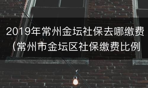 2019年常州金坛社保去哪缴费（常州市金坛区社保缴费比例）