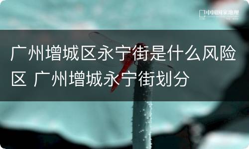 广州增城区永宁街是什么风险区 广州增城永宁街划分