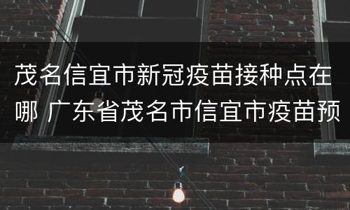 茂名信宜市新冠疫苗接种点在哪 广东省茂名市信宜市疫苗预约