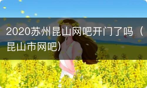 2020苏州昆山网吧开门了吗（昆山市网吧）