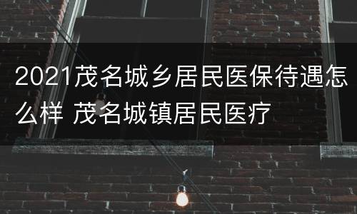 2021茂名城乡居民医保待遇怎么样 茂名城镇居民医疗