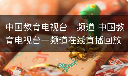 中国教育电视台一频道 中国教育电视台一频道在线直播回放