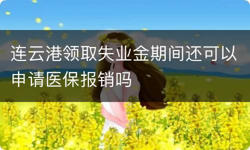连云港领取失业金期间还可以申请医保报销吗