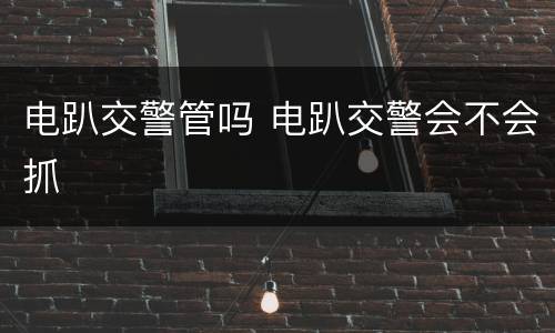 电趴交警管吗 电趴交警会不会抓