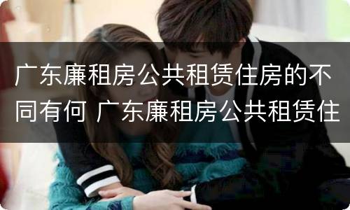 广东廉租房公共租赁住房的不同有何 广东廉租房公共租赁住房的不同有何区别