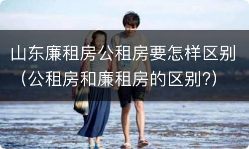 山东廉租房公租房要怎样区别（公租房和廉租房的区别?）