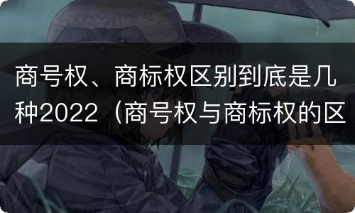 商号权、商标权区别到底是几种2022（商号权与商标权的区别）