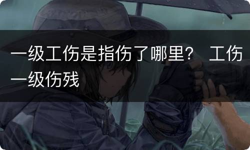 一级工伤是指伤了哪里？ 工伤一级伤残