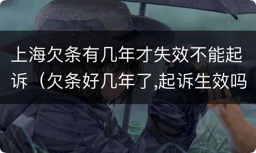 上海欠条有几年才失效不能起诉（欠条好几年了,起诉生效吗）
