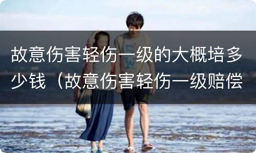 故意伤害轻伤一级的大概培多少钱（故意伤害轻伤一级赔偿多少钱合适）