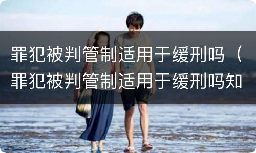 罪犯被判管制适用于缓刑吗（罪犯被判管制适用于缓刑吗知乎）