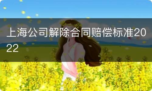上海公司解除合同赔偿标准2022