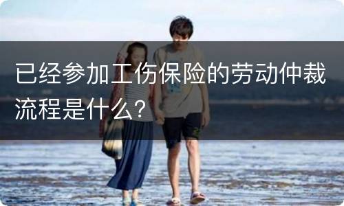 已经参加工伤保险的劳动仲裁流程是什么？