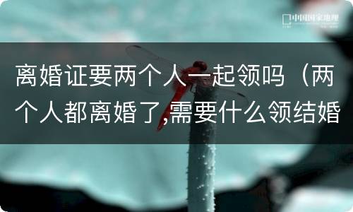 离婚证要两个人一起领吗（两个人都离婚了,需要什么领结婚证）