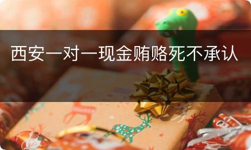 西安一对一现金贿赂死不承认