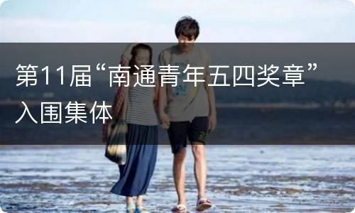 第11届“南通青年五四奖章”入围集体